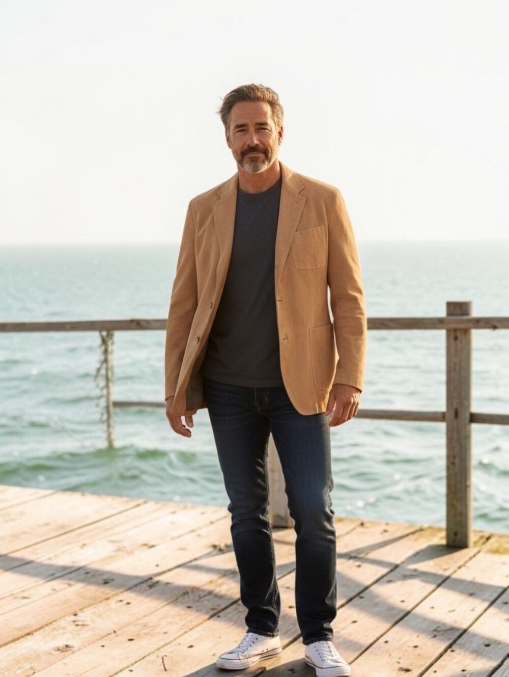 The Territory Ahead Tan Sport Coat Blazer